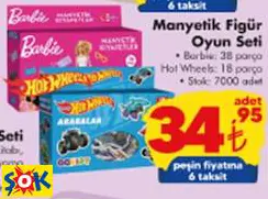 BARBİE/HOT WHEELS MANYETİK FİGÜR OYUN SETİ OYUNCAK